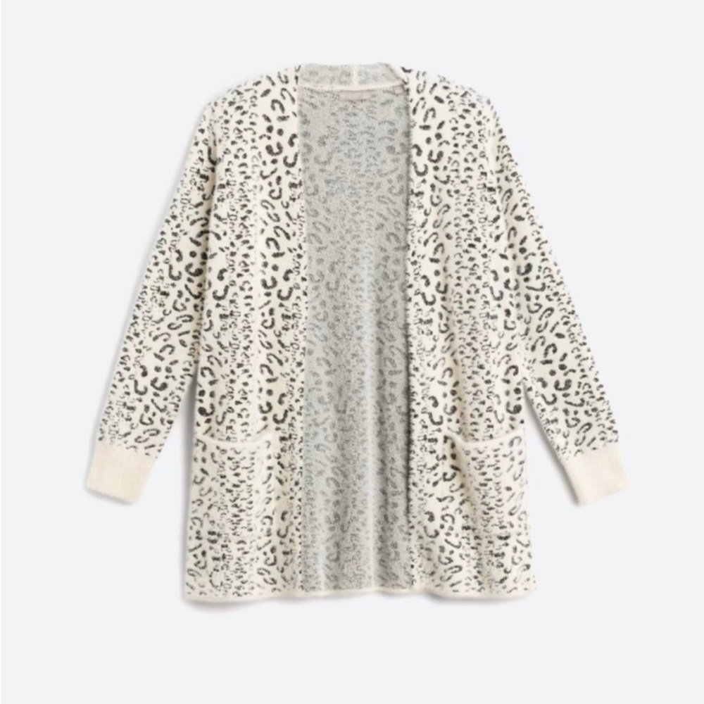 Stitch Fix Evolution Snow Leopard Open Cardigan